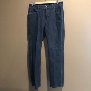 Soft Surrounding Straight Leg Denim Jeans, 6 Petite